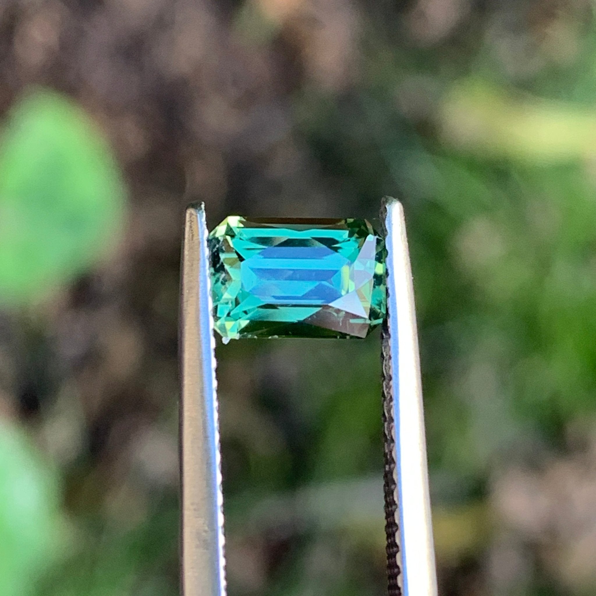 1.76ct Green Sapphire, Emerald Shape