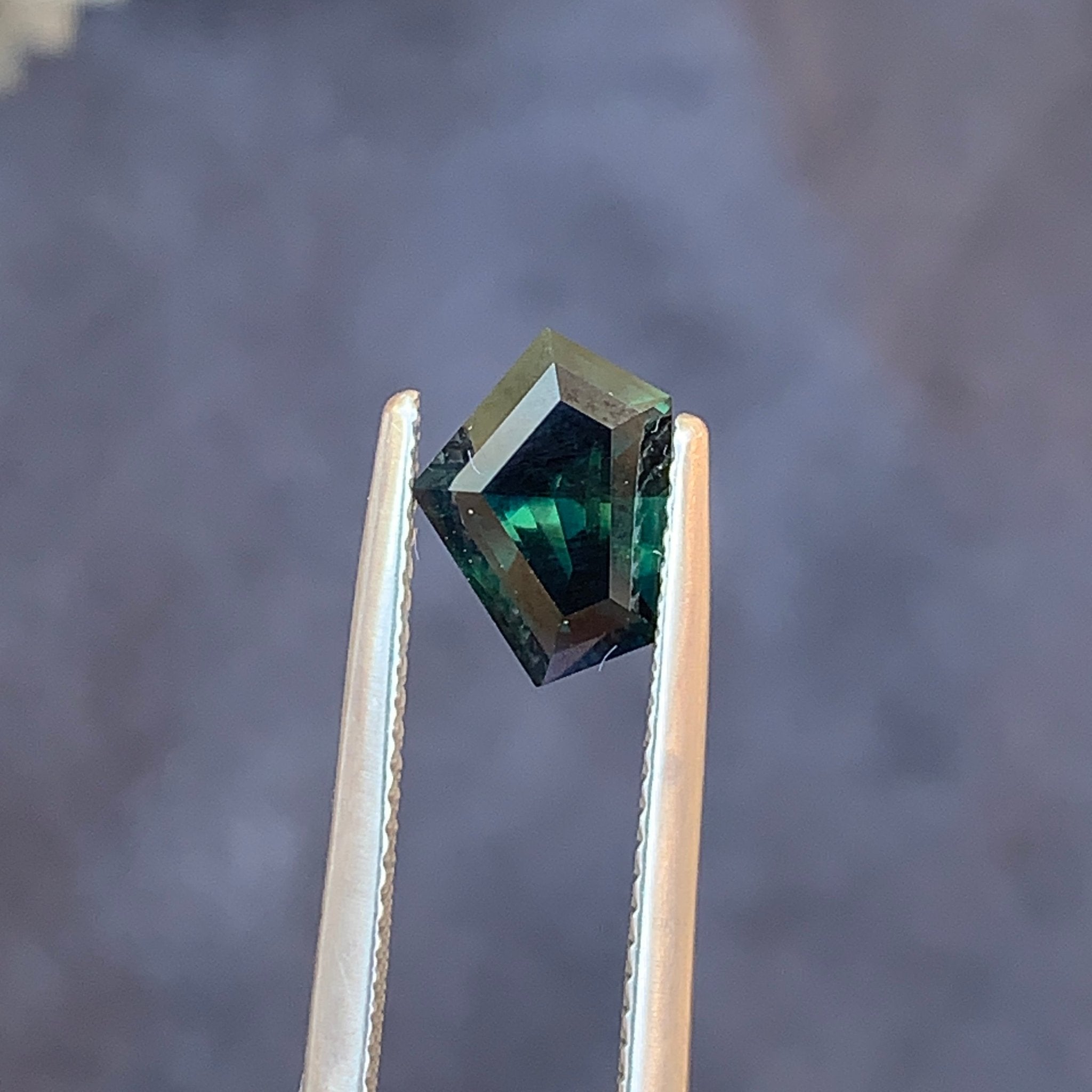 1.83ct Teal Sapphire Freeform