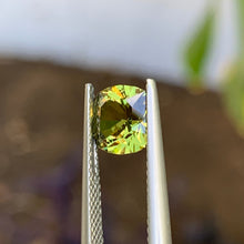 1.84ct Chartreuse Green Australian Sapphire, Cushion