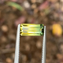 1.88ct Yellow Green Parti Sapphire Rectangular