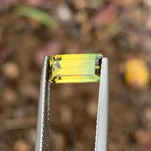 1.88ct Yellow Green Parti Sapphire Rectangular