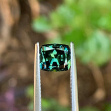 1.89ct Green Parti Sapphire, Cushion