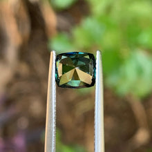 1.89ct Green Parti Sapphire, Cushion