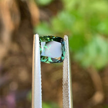 1.89ct Green Parti Sapphire, Cushion