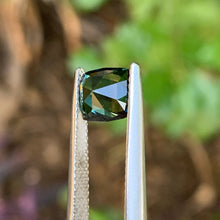 1.89ct Green Parti Sapphire, Cushion
