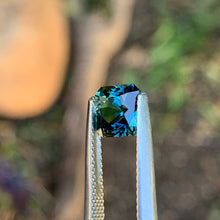 1.92ct Teal Parti Sapphire, Octagon