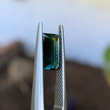 1.93ct Blue Green Sapphire, Emerald Shape