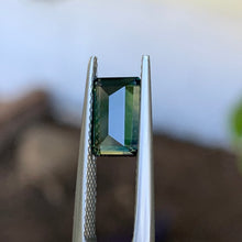 1.93ct Blue Green Sapphire, Emerald Shape