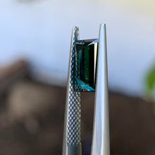 1.93ct Blue Green Sapphire, Emerald Shape