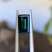1.93ct Blue Green Sapphire, Emerald Shape