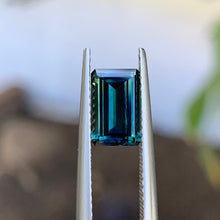 1.93ct Blue Green Sapphire, Emerald Shape