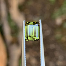 1.97ct Chartreuse Green Australian Sapphire, Emerald Shape