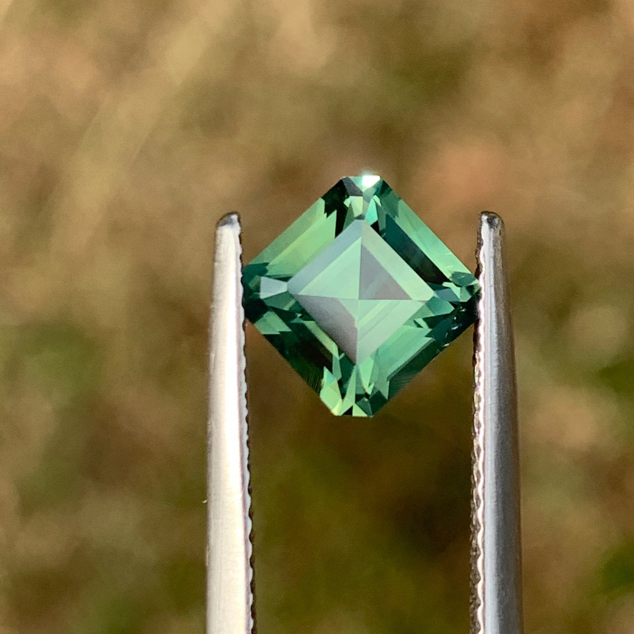 1.97ct Teal Green Sapphire, Octagon