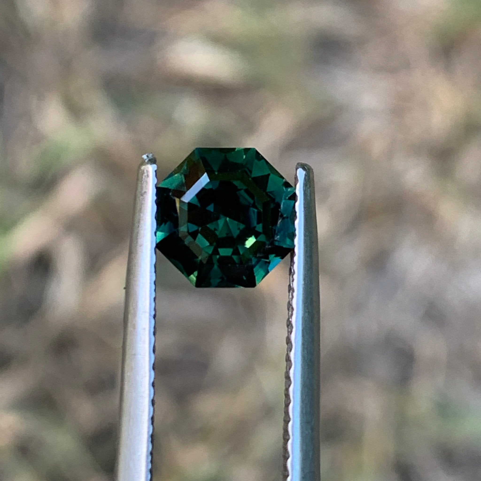 1.9ct Green Parti Sapphire, Octagon