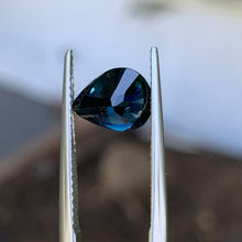 2.00ct Blue Australian Sapphire, Pear Shape