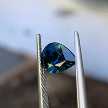 2.00ct Blue Australian Sapphire, Pear Shape