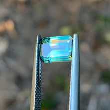 2.05ct Mint/Teal Bi Color Sapphire, Parti Sapphire