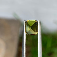2.08ct Yellow Parti Sapphire, Emerald Shape