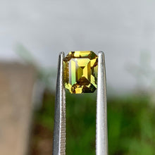 2.08ct Yellow Parti Sapphire, Emerald Shape