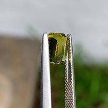 2.08ct Yellow Parti Sapphire, Emerald Shape