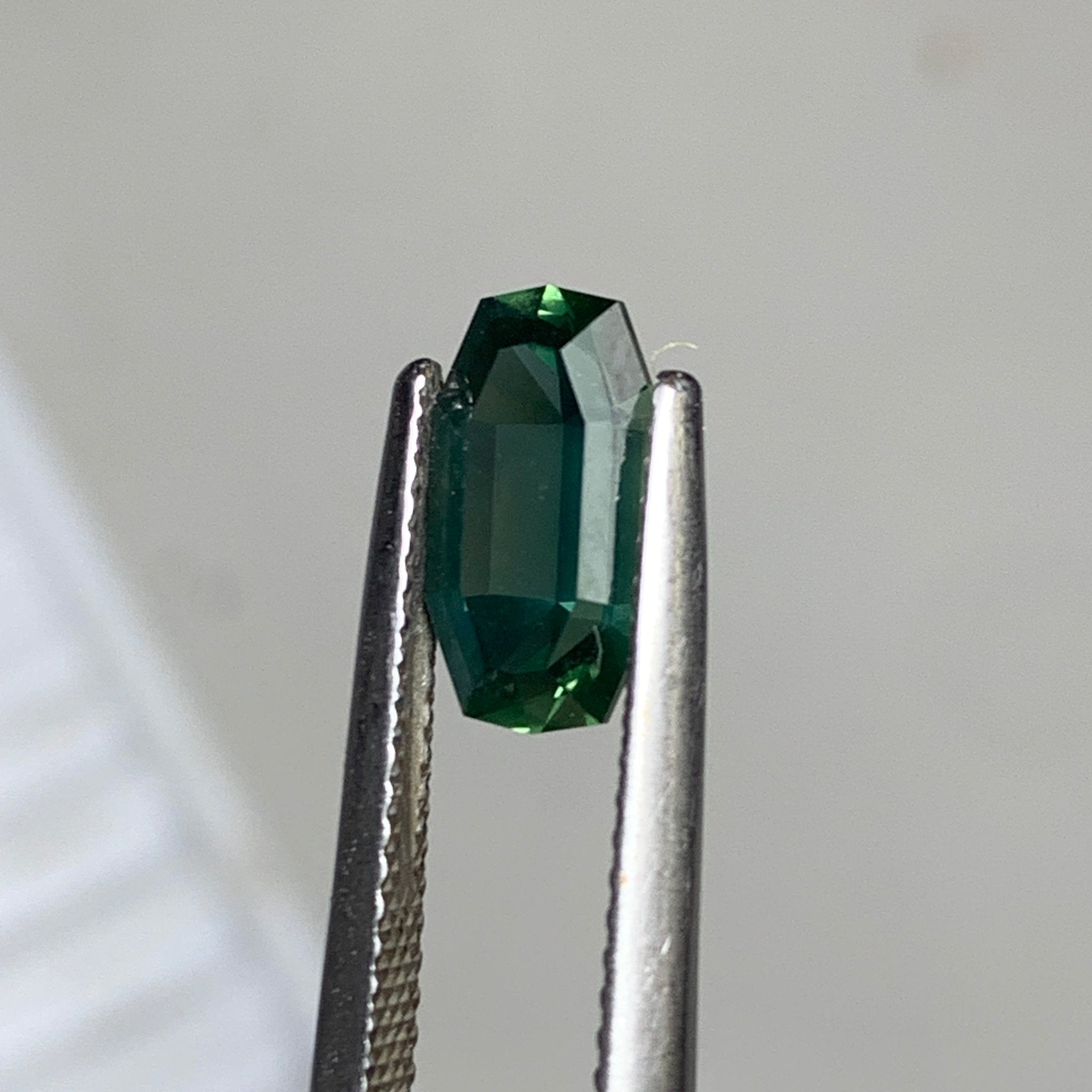 2.11ct Seafoam Teal Sapphire Freeform