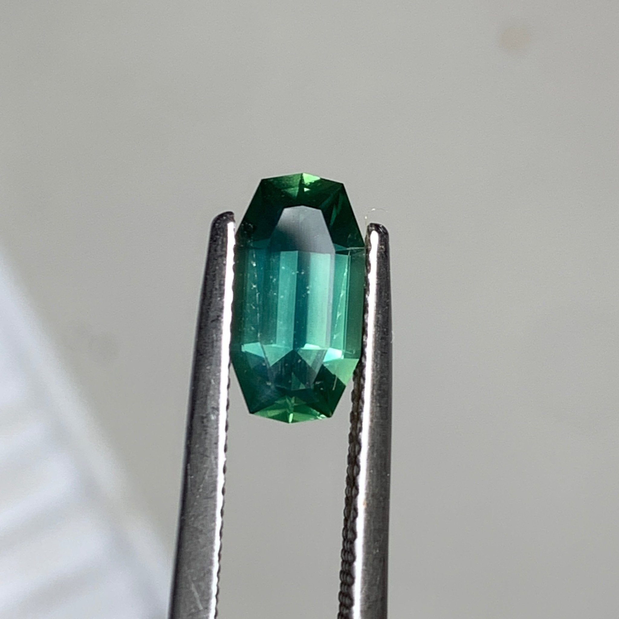 2.11ct Seafoam Teal Sapphire Freeform