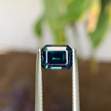 2.12ct Teal Blue Sapphire, Emerald Shape