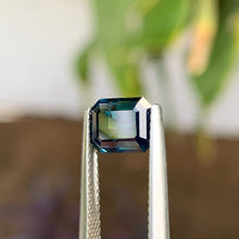 2.12ct Teal Blue Sapphire, Emerald Shape