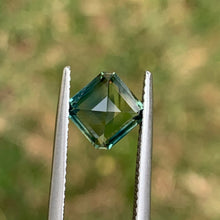 2.13ct Bluish Green Parti Sapphire, Octagon