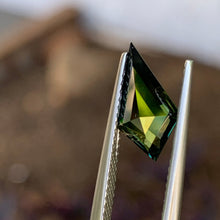2.13ct Green Australian Sapphire, Kite Shape