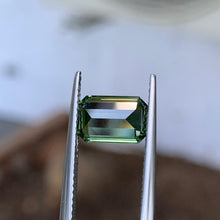 2.23ct Green Australian Sapphire, Emerald Shape