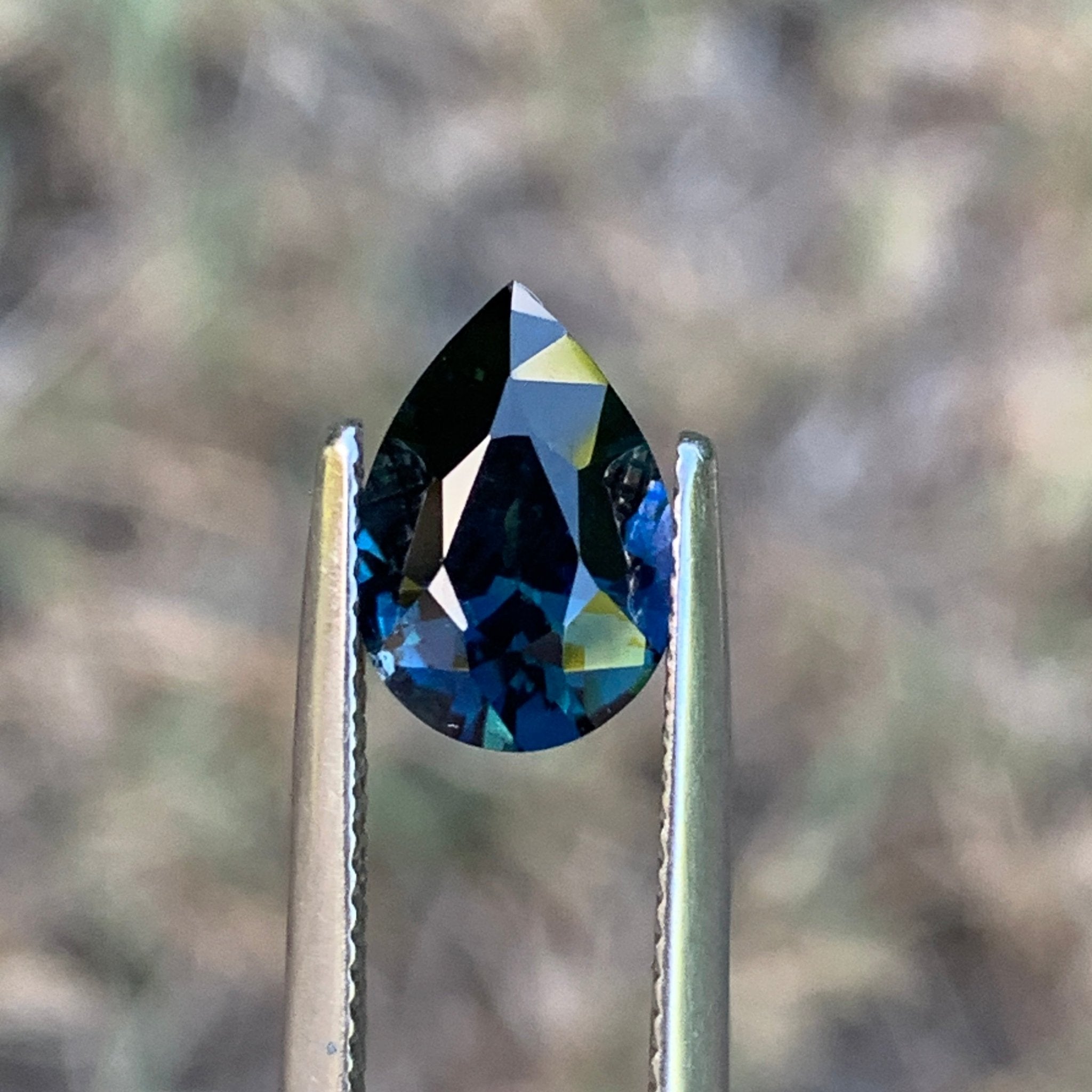 2.25ct Blue Sapphire Pear