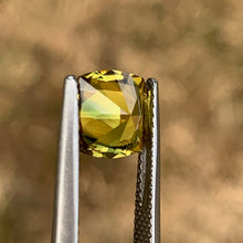 2.31ct Yellow Parti Sapphire, Cushion