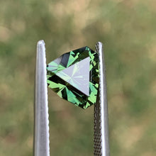 2.36ct Green Sapphire, Blocky Trillion