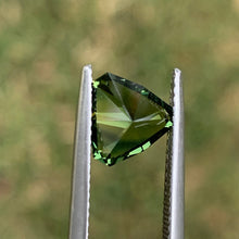 2.36ct Green Sapphire, Blocky Trillion