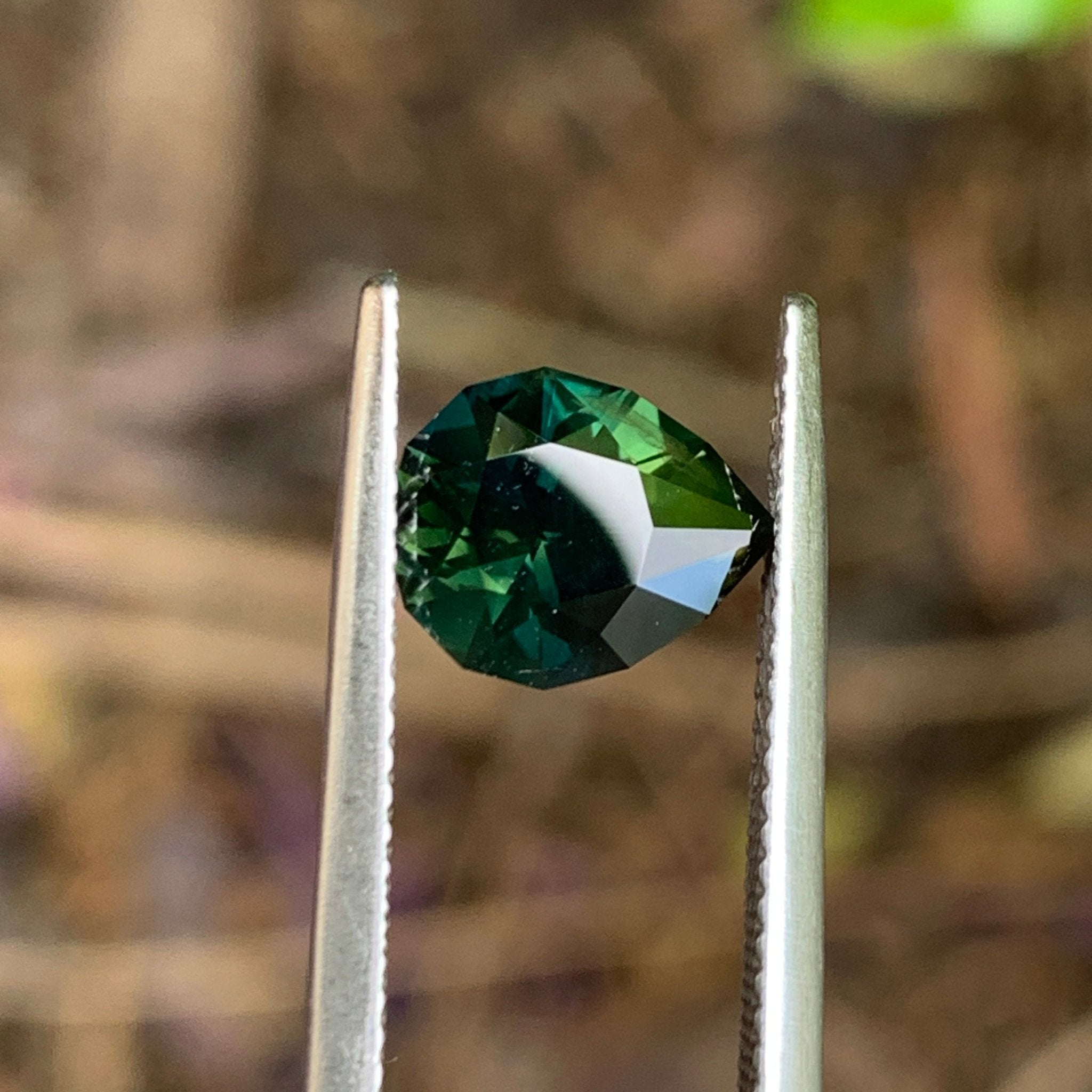 2.42ct Dark Parti Sapphire, Pear