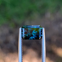 2.45ct Teal Blue Sapphire, Rectangular