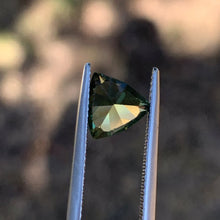 2.46ct Green Sapphire, Trillion