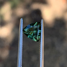 2.46ct Green Sapphire, Trillion