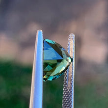 2.4ct Blue Green Sapphire, Trillion