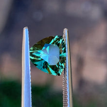 2.4ct Blue Green Sapphire, Trillion