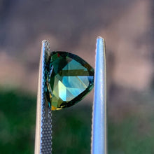 2.4ct Blue Green Sapphire, Trillion