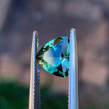2.4ct Blue Green Sapphire, Trillion
