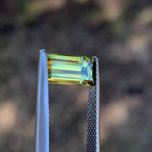 2.52ct Yellow Green Parti Sapphire, Baguette