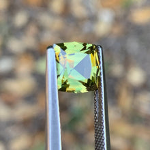 2.56ct Greenish Yellow Sapphire, Cushion