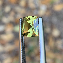 2.56ct Greenish Yellow Sapphire, Cushion