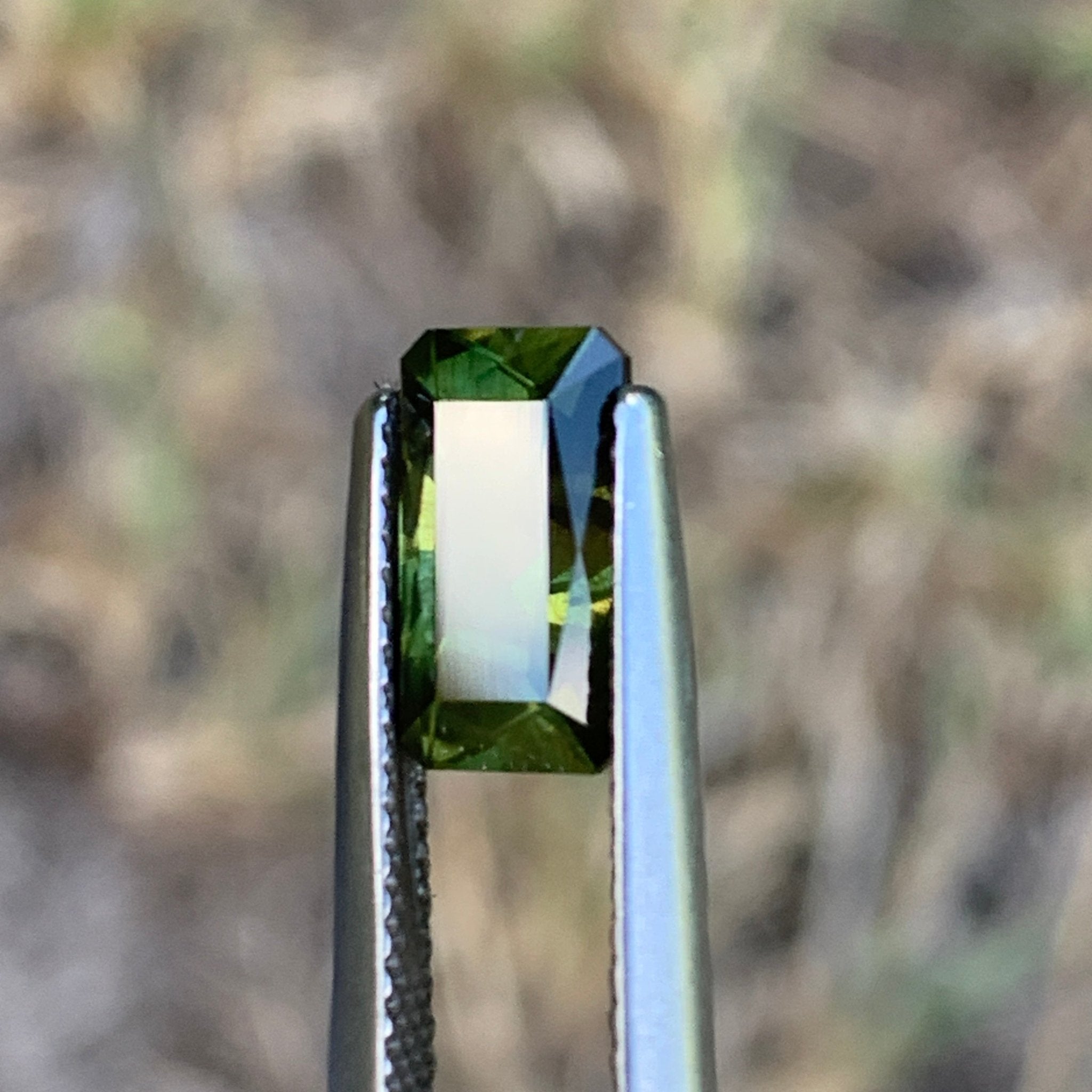 2.59ct Green Sapphire Rectangular