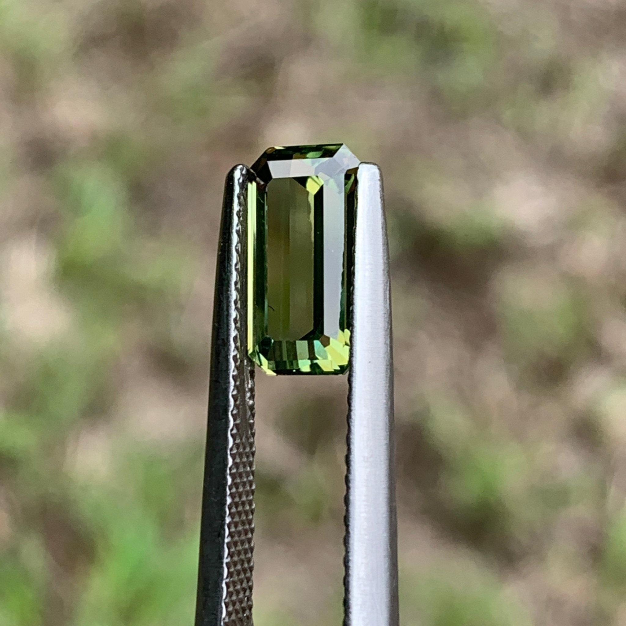 2.64ct Green Sapphire, Emerald Cut