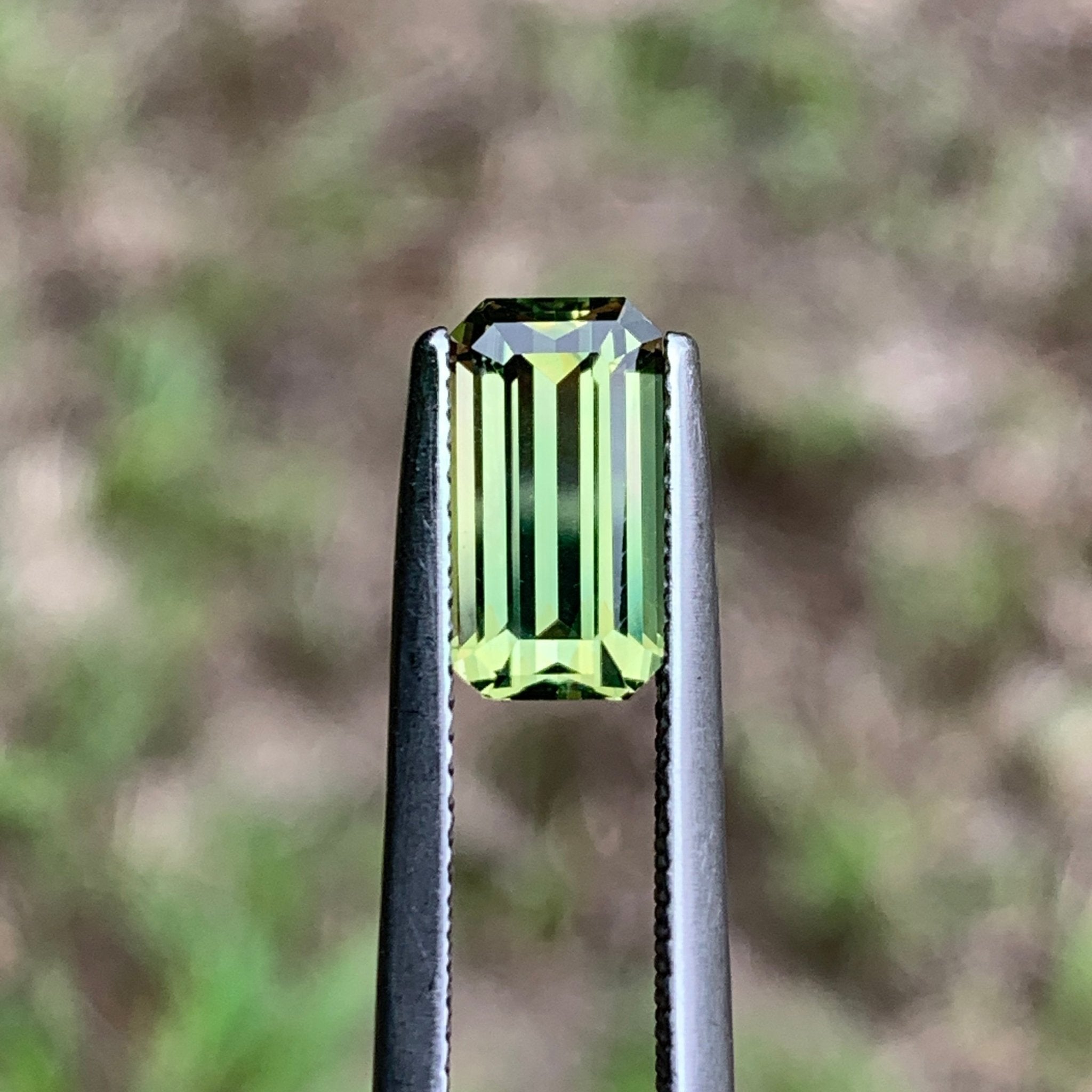 2.64ct Green Sapphire, Emerald Cut