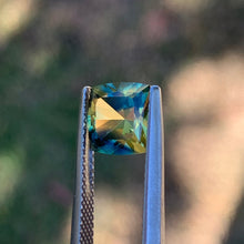 2.65ct Yellow/Blue Parti Sapphire, Cushion